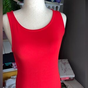 Eddie Bauer Travex Red Tank Top size Small Petite Size M